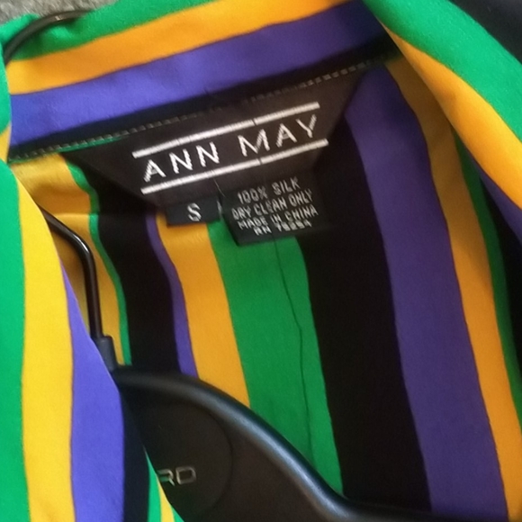 Vintage Ann May silk blouse - Picture 2 of 4